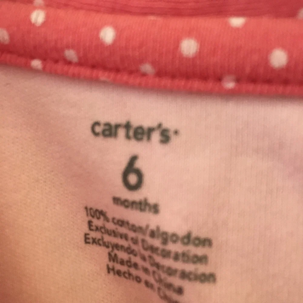 FINAL MARKDOWN Little girls carters creeper 6 months
